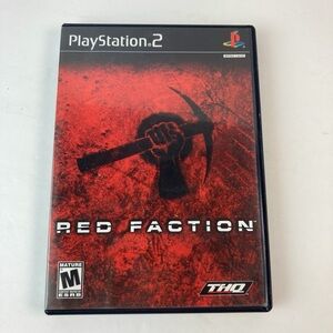 HQ Sony PlayStation 2 Red Faction With Manual